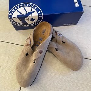 Birkenstock Boston taupe 38 narrow